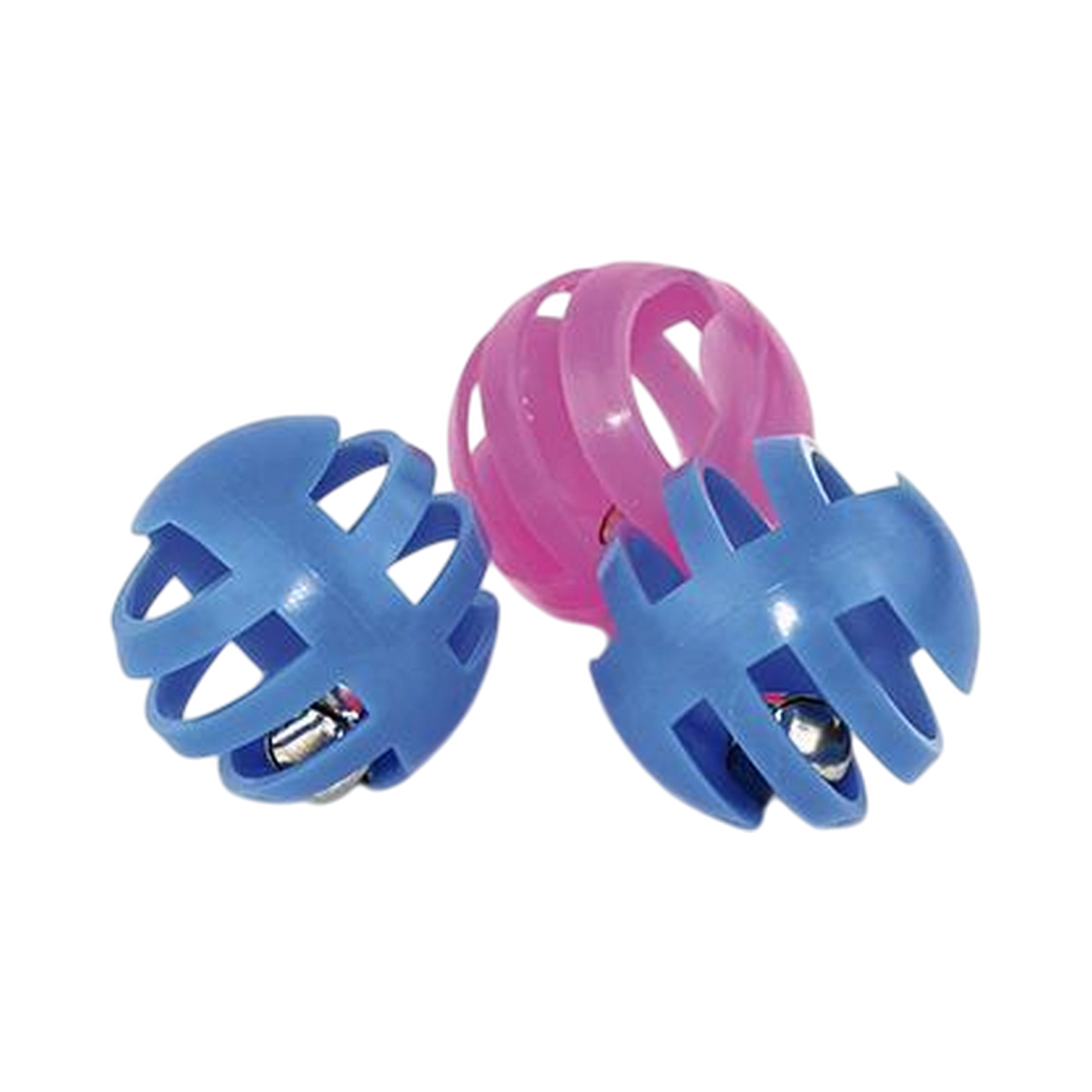 Pelotas Plastico Con Cascabel 3 Unds