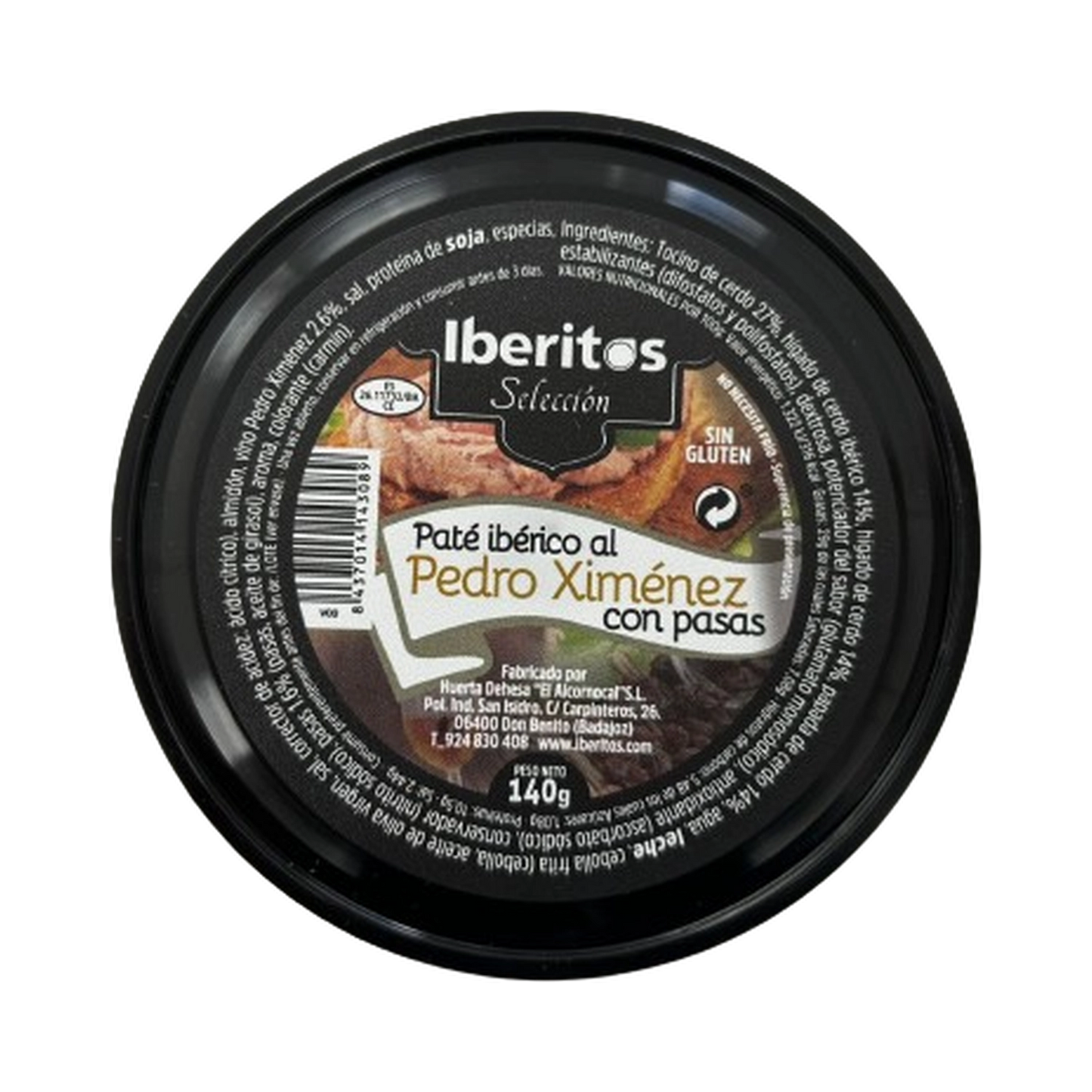 Paté Ibérico Pedro Ximenez con pasas