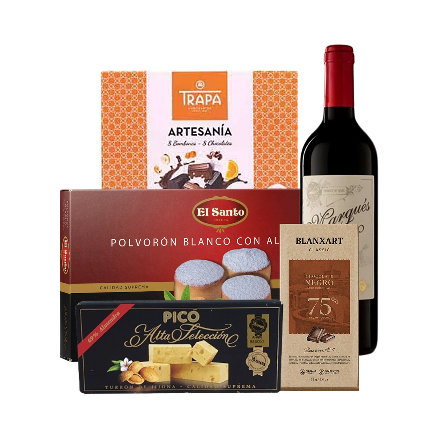 Lote de Navidad con Dulces "Turrón no hay más que uno"