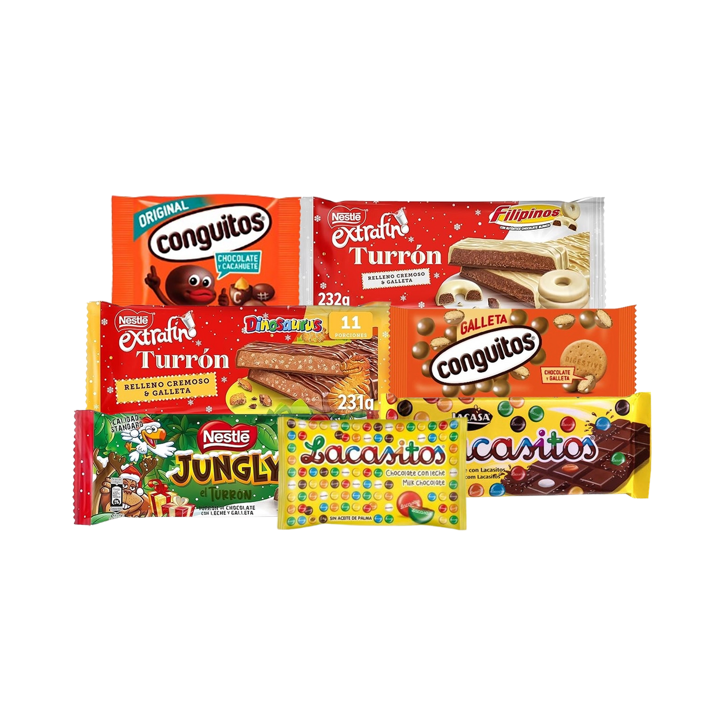 Lote de Navidad con Dulces "Como agua para el choco-lote"