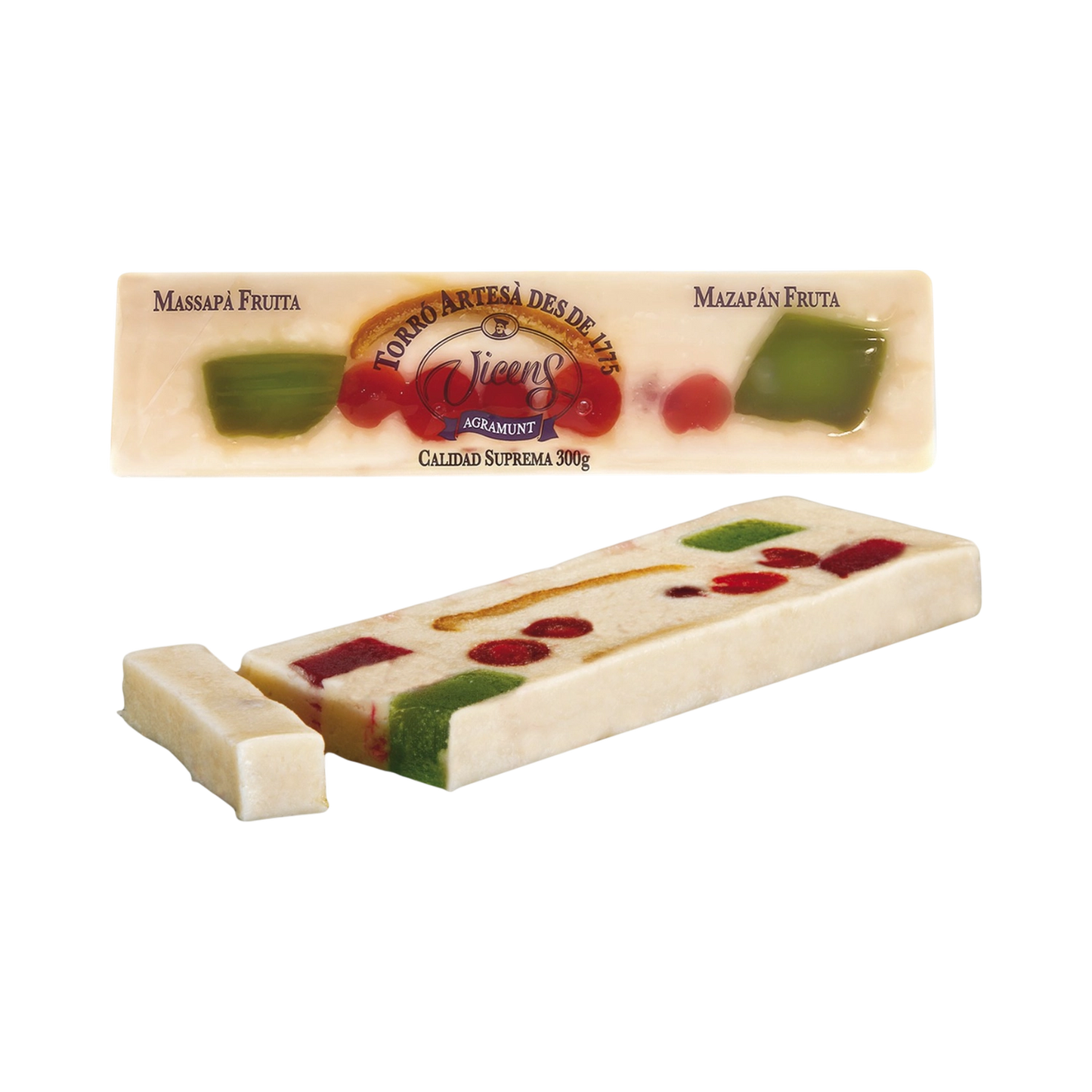 Turrón Mazapán Con Frutas Especial