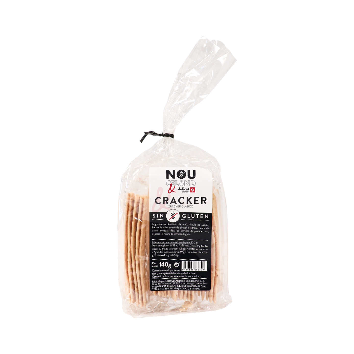 Cracker Clásicos Sin Gluten