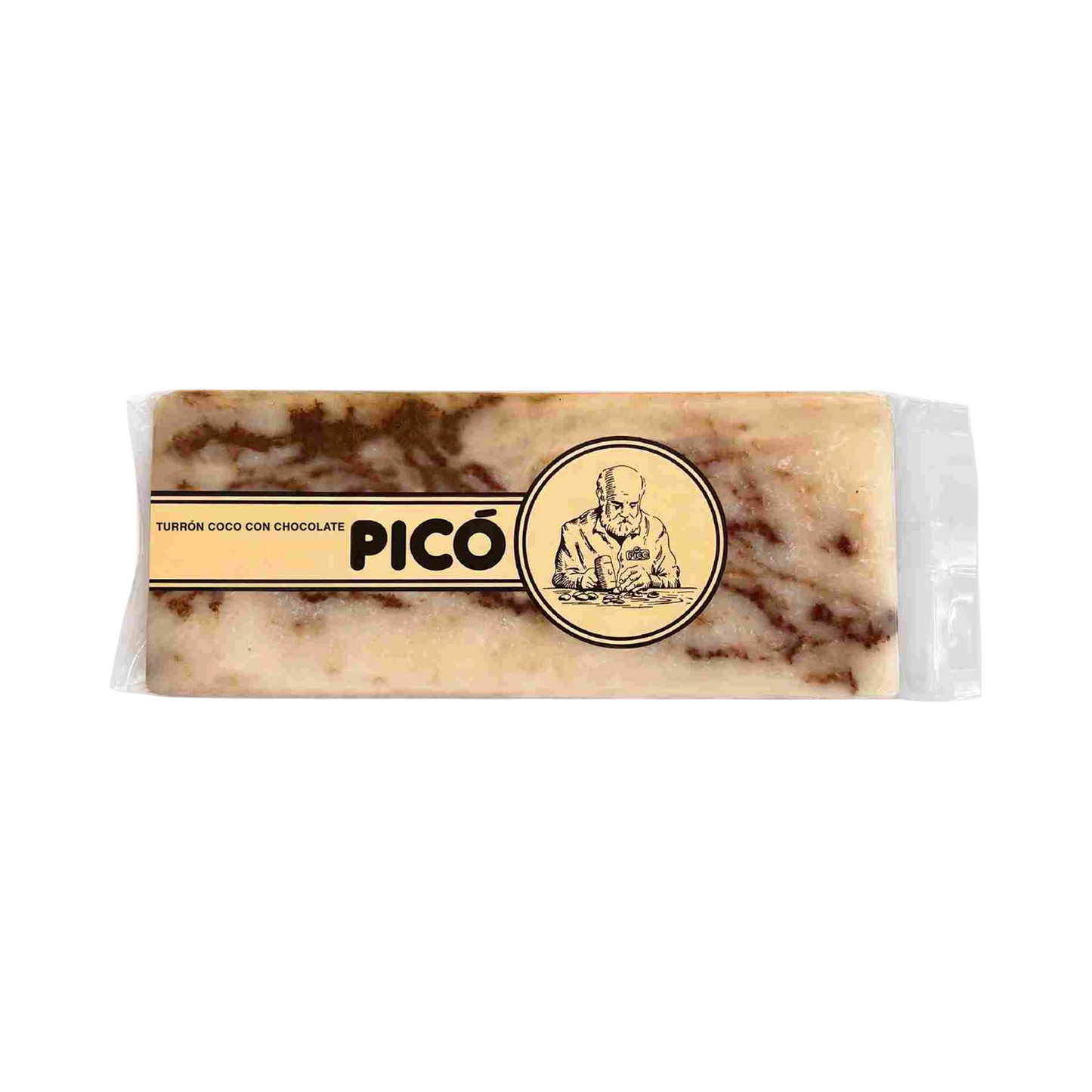 Turron Coco Veteado Con Chocolate "Calidad Suprema Hecho a Mano"