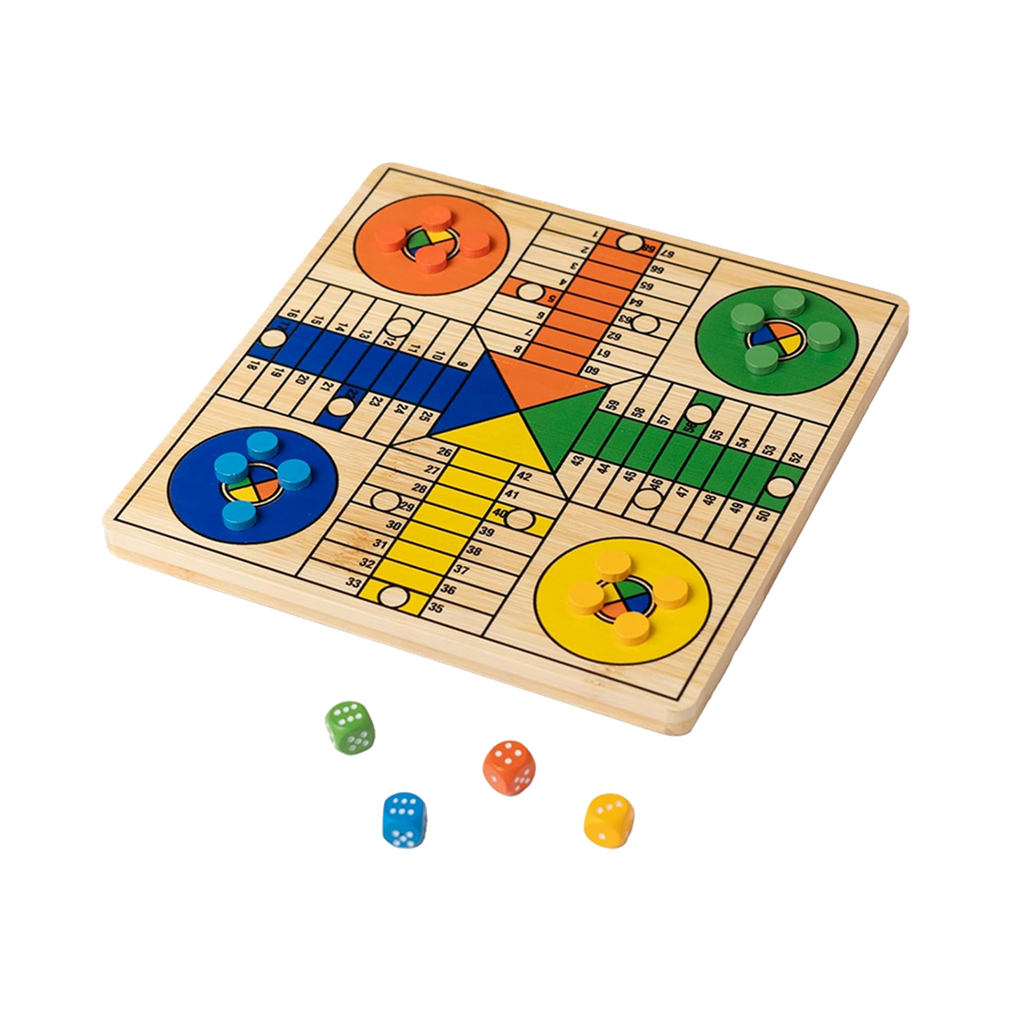 Tablero Parchís y Oca madera