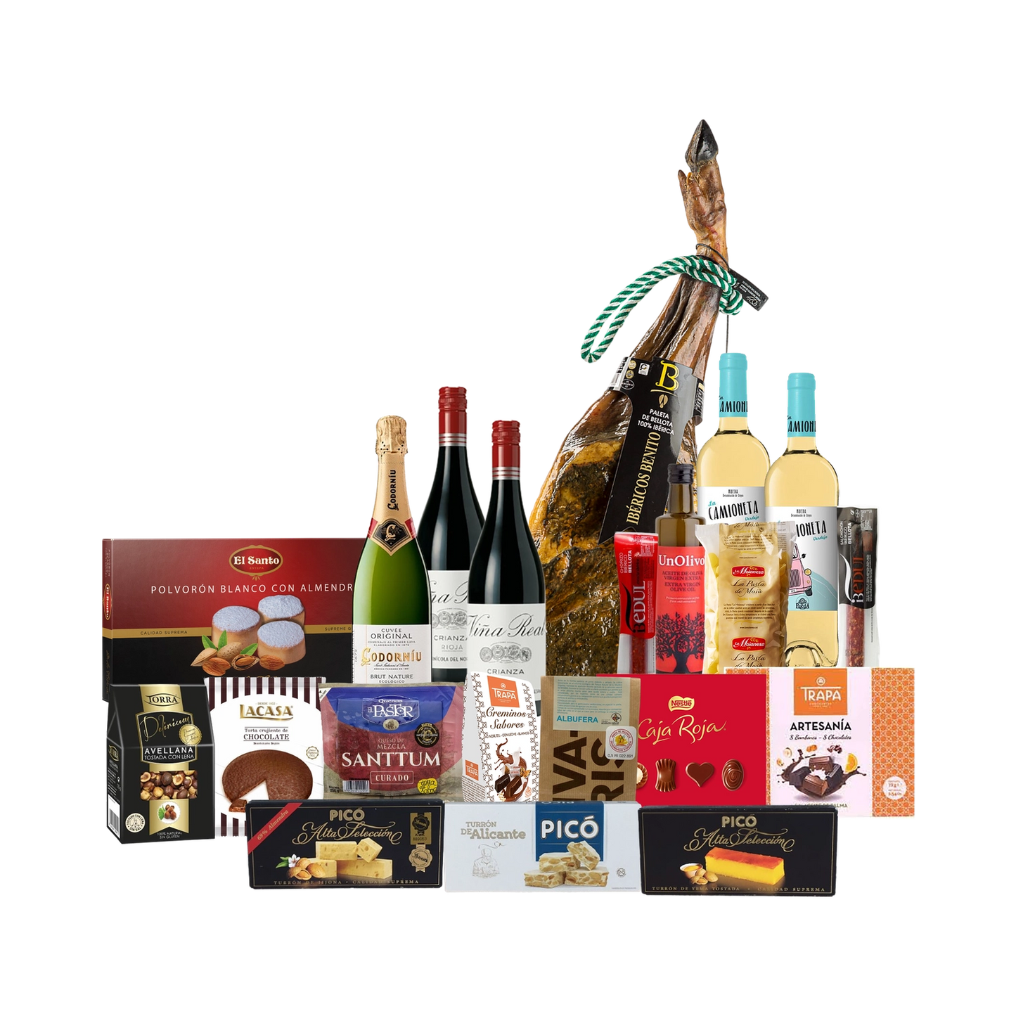 Lote de Navidad con Paleta y Quesos Gourmet "El paleta de los simios"