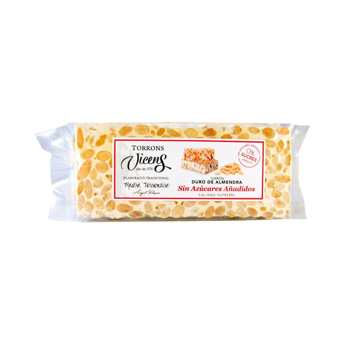 Turrón Duro Almendra con Edulcorante