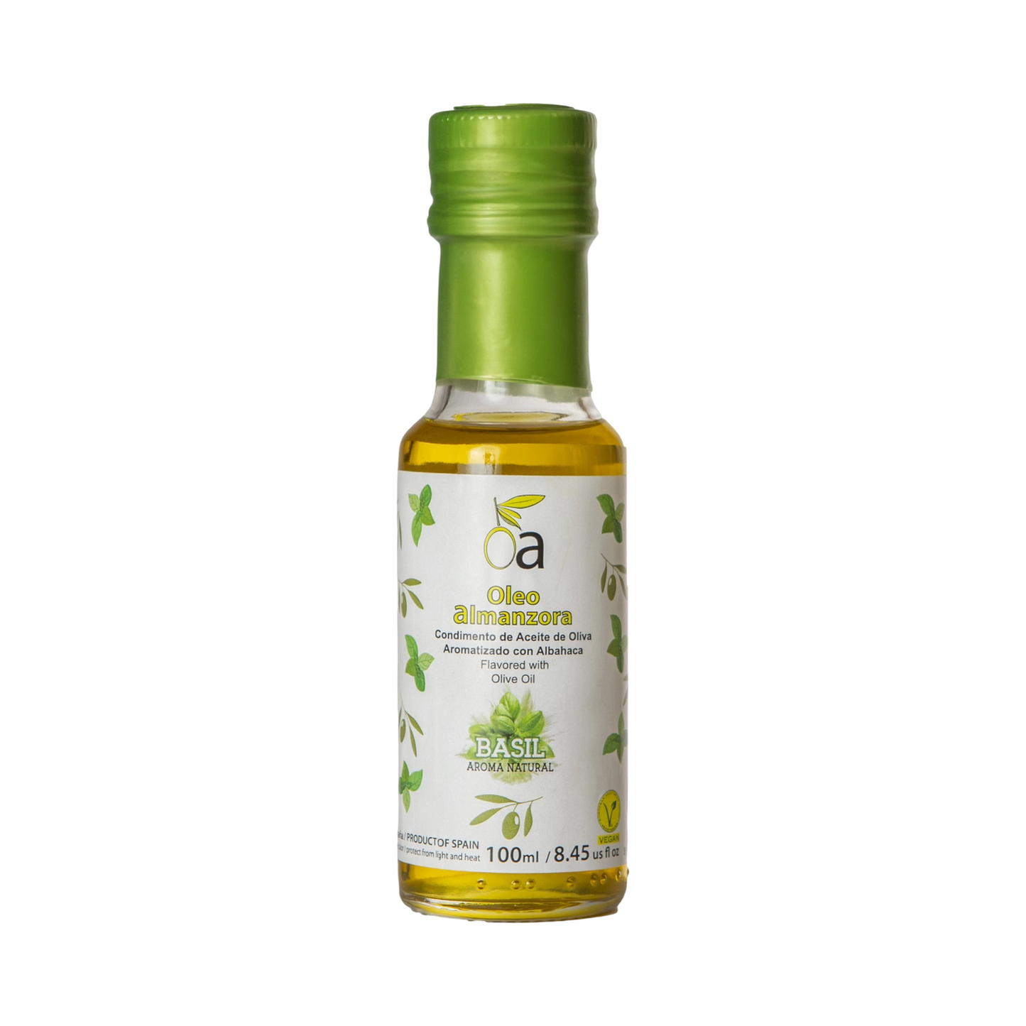 Condimento de Aceite de Oliva ALBAHACA