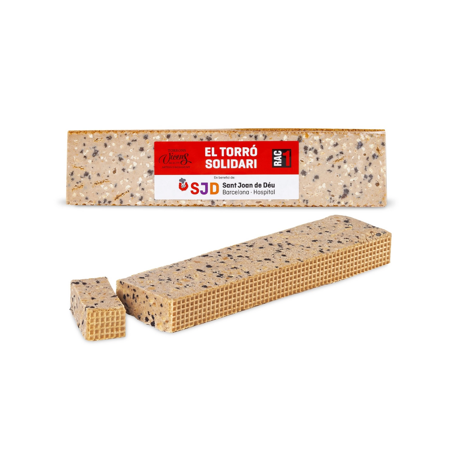 Turrón Solidario Rac 1 Cremoso Almendra