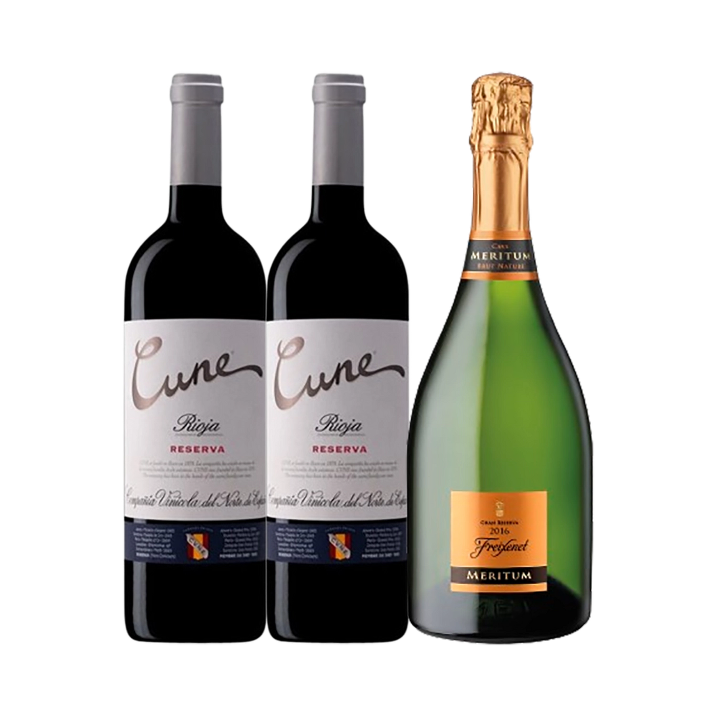 Lote de Navidad con Vinos "La botella durmiente"