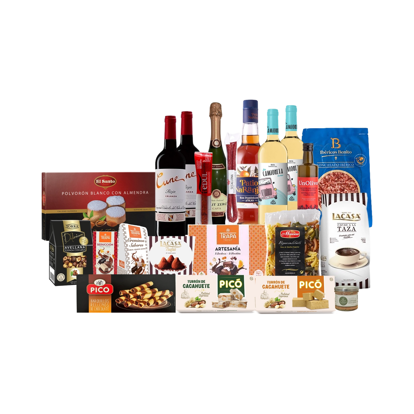 Lote de Navidad con Ibéricos y Dulces "Buscando a Lomo"