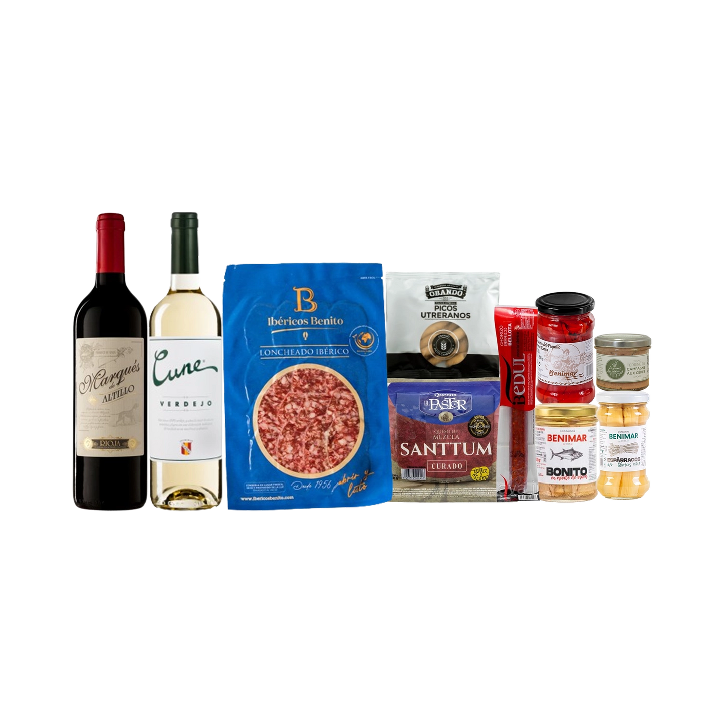 Lote de Navidad con Ibéricos y Quesos "Érase una vez en ibérica"