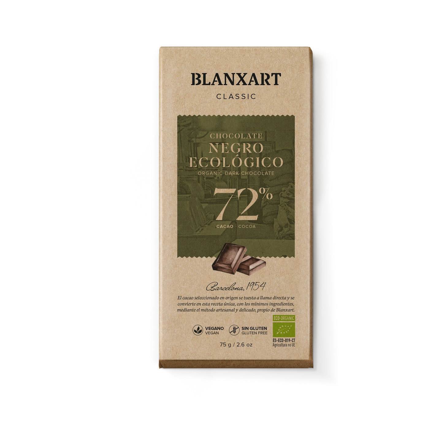 Chocolate 72% Rep Dominicana ECO