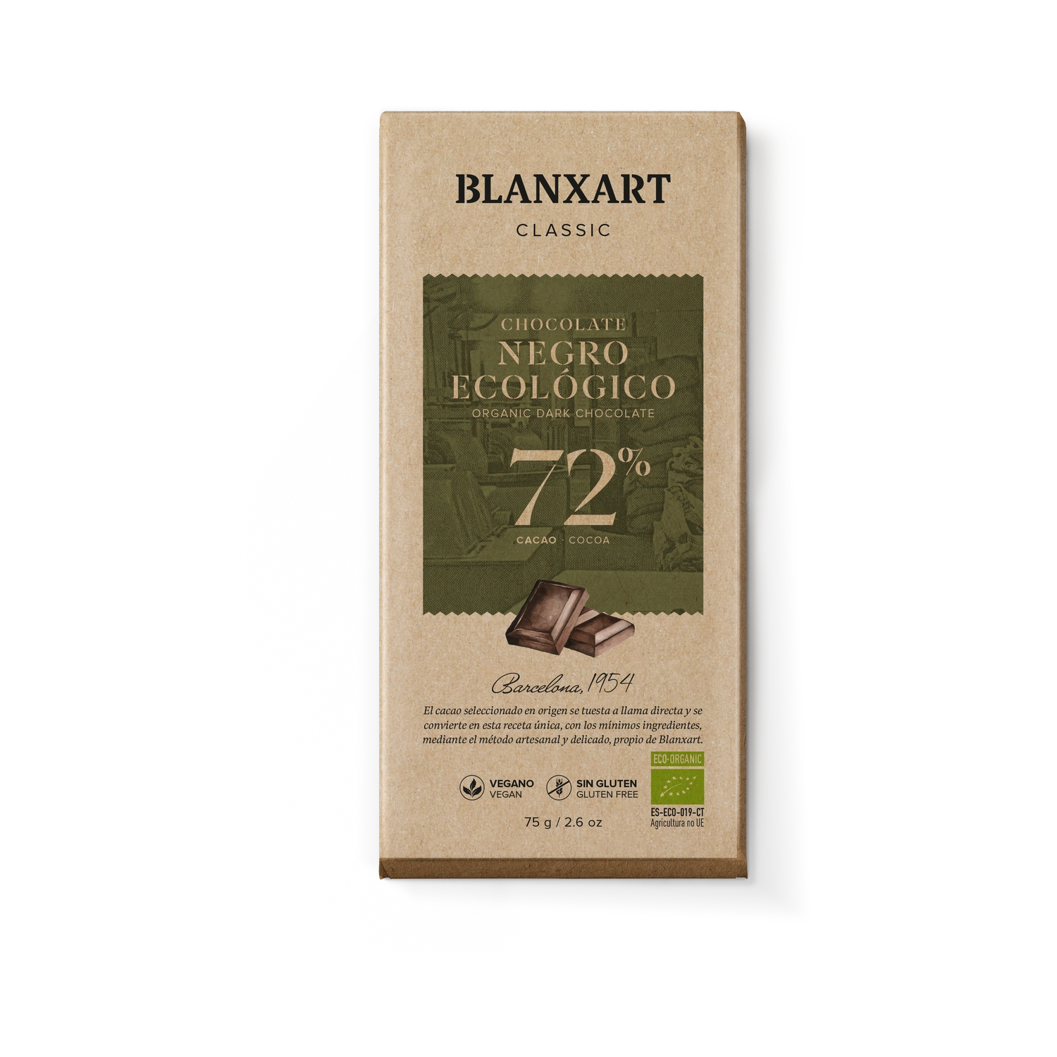 Chocolate 72% Rep Dominicana ECO