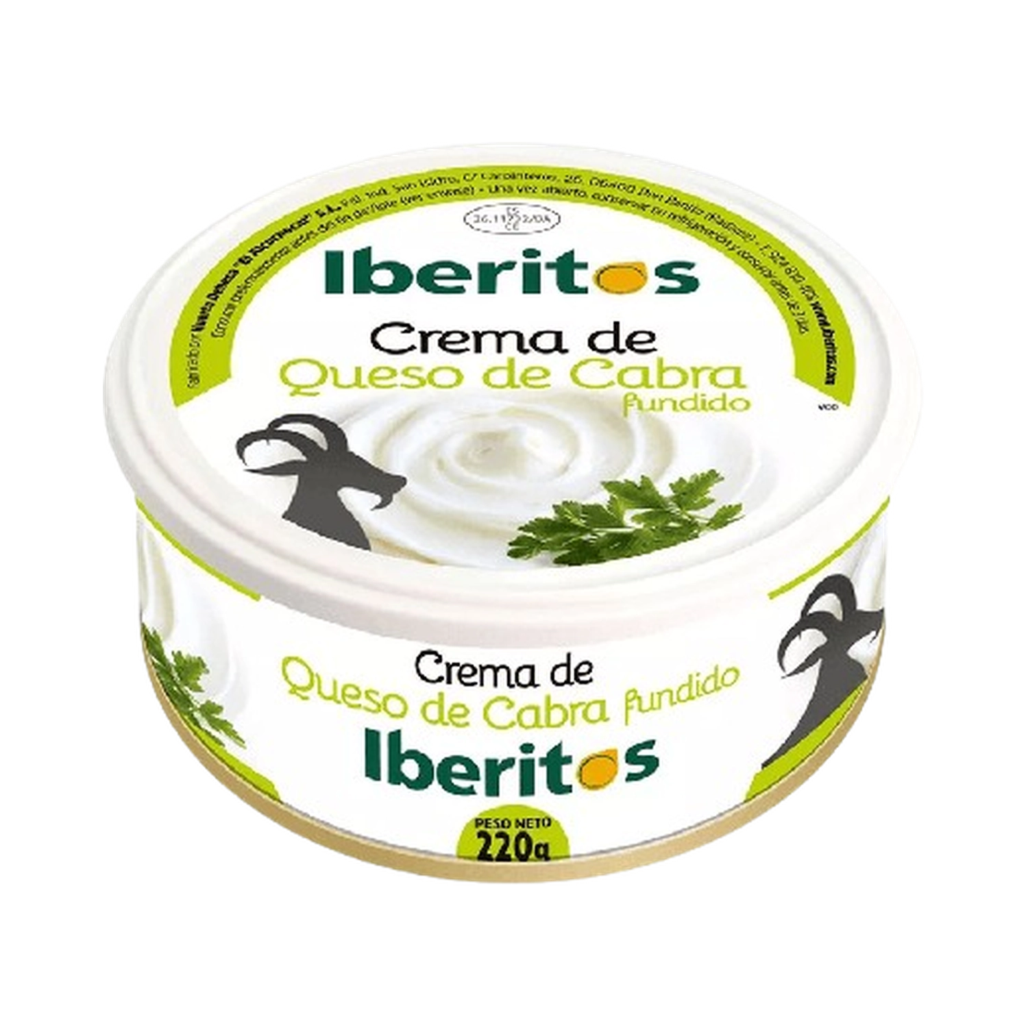 Crema de queso de cabra fundido