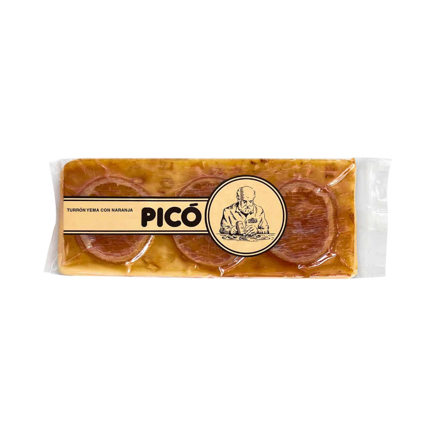 Turron Yema Tost. Naranja Confitada "Calidad Suprema Hecho a Mano"