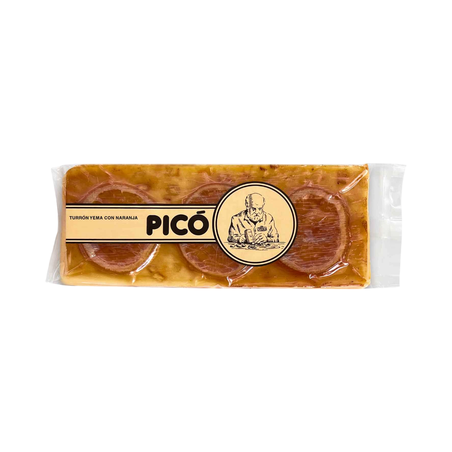 Turron Yema Tost. Naranja Confitada "Calidad Suprema Hecho a Mano"