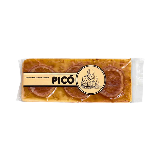 Turron Yema Tost. Naranja Confitada "Calidad Suprema Hecho a Mano"