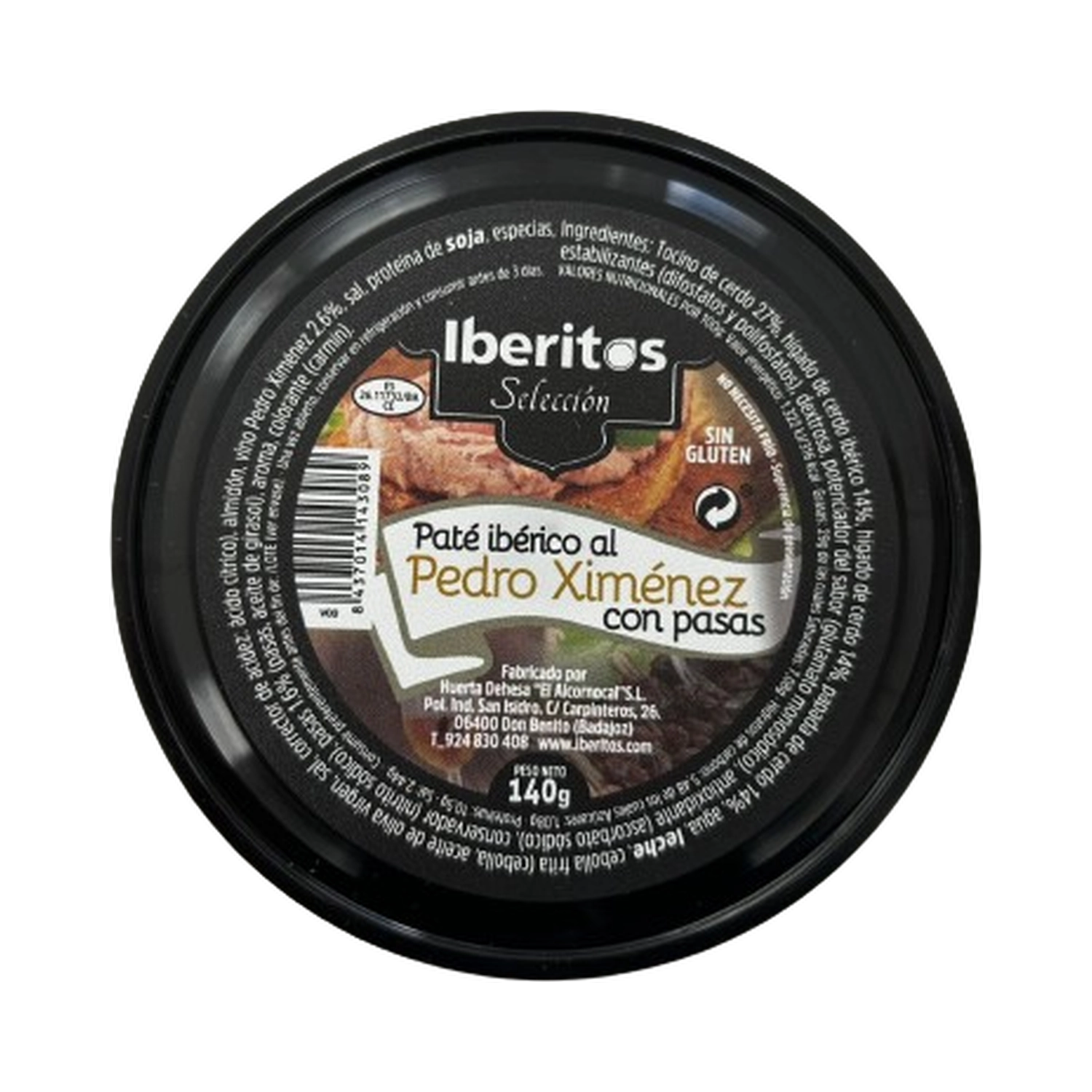 Paté Ibérico Pedro Ximenez con pasas