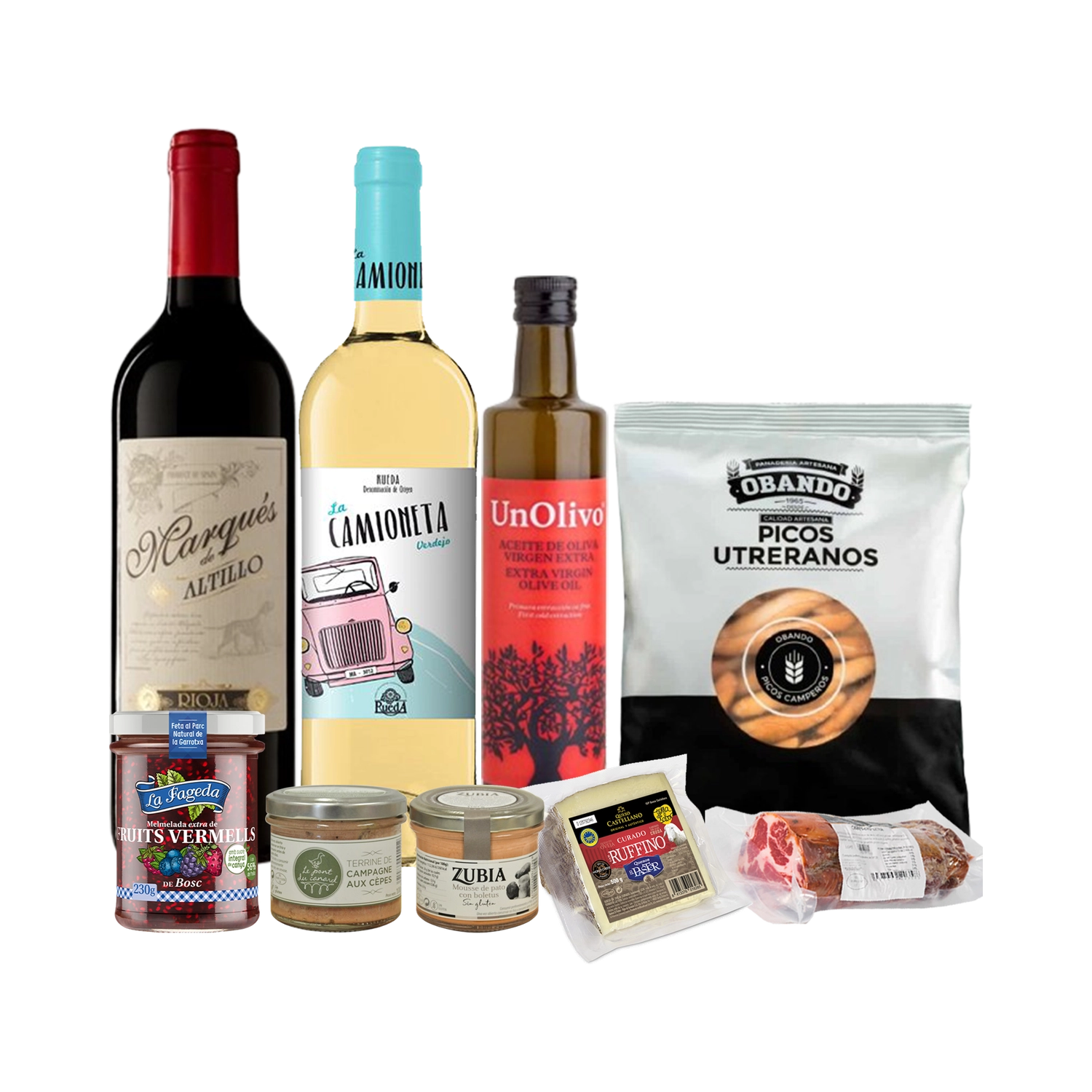 Lote de Navidad con Ibéricos y Quesos "Pork Fiction"