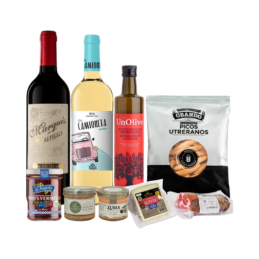 Lote de Navidad con Ibéricos y Quesos "Pork Fiction"