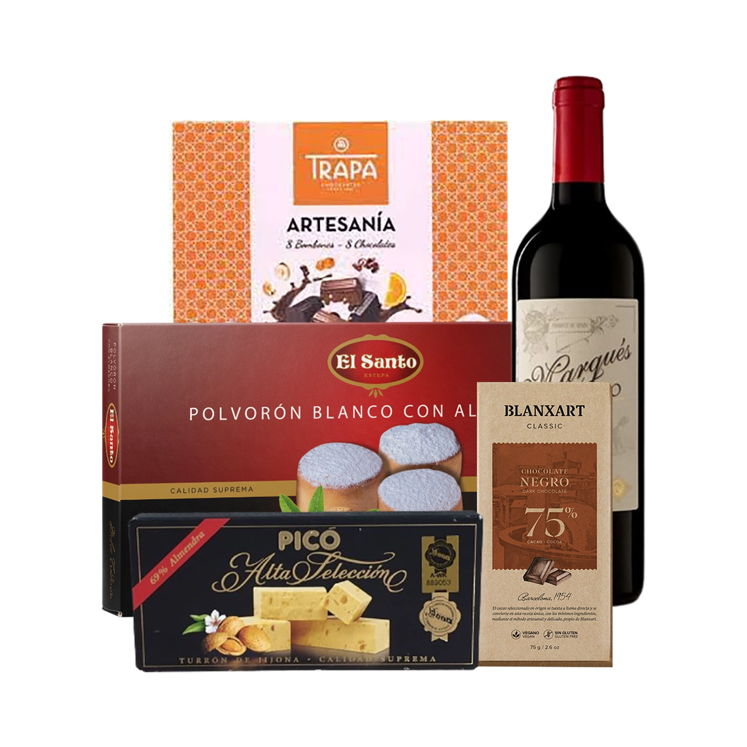 Lote de Navidad con Dulces "Turrón no hay más que uno"