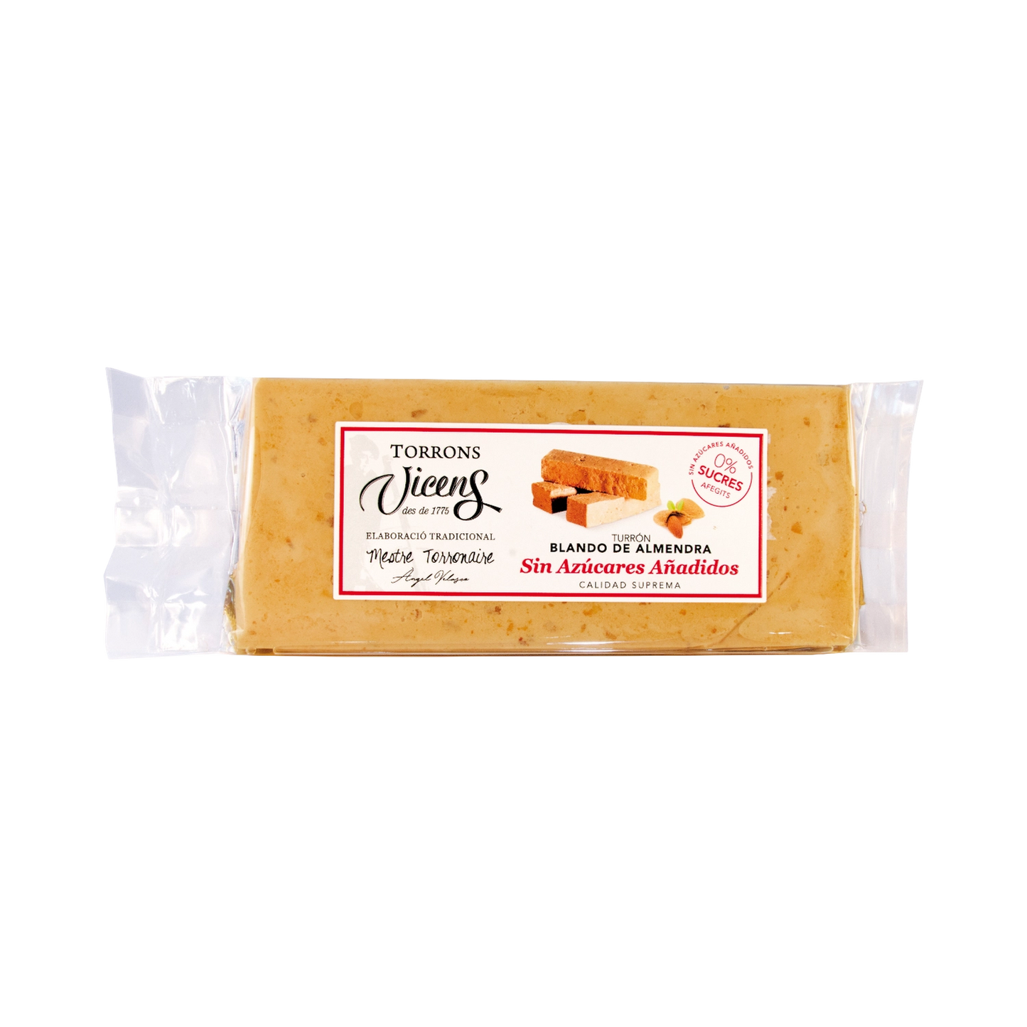 Turrón Blando Almendra con Edulcorante