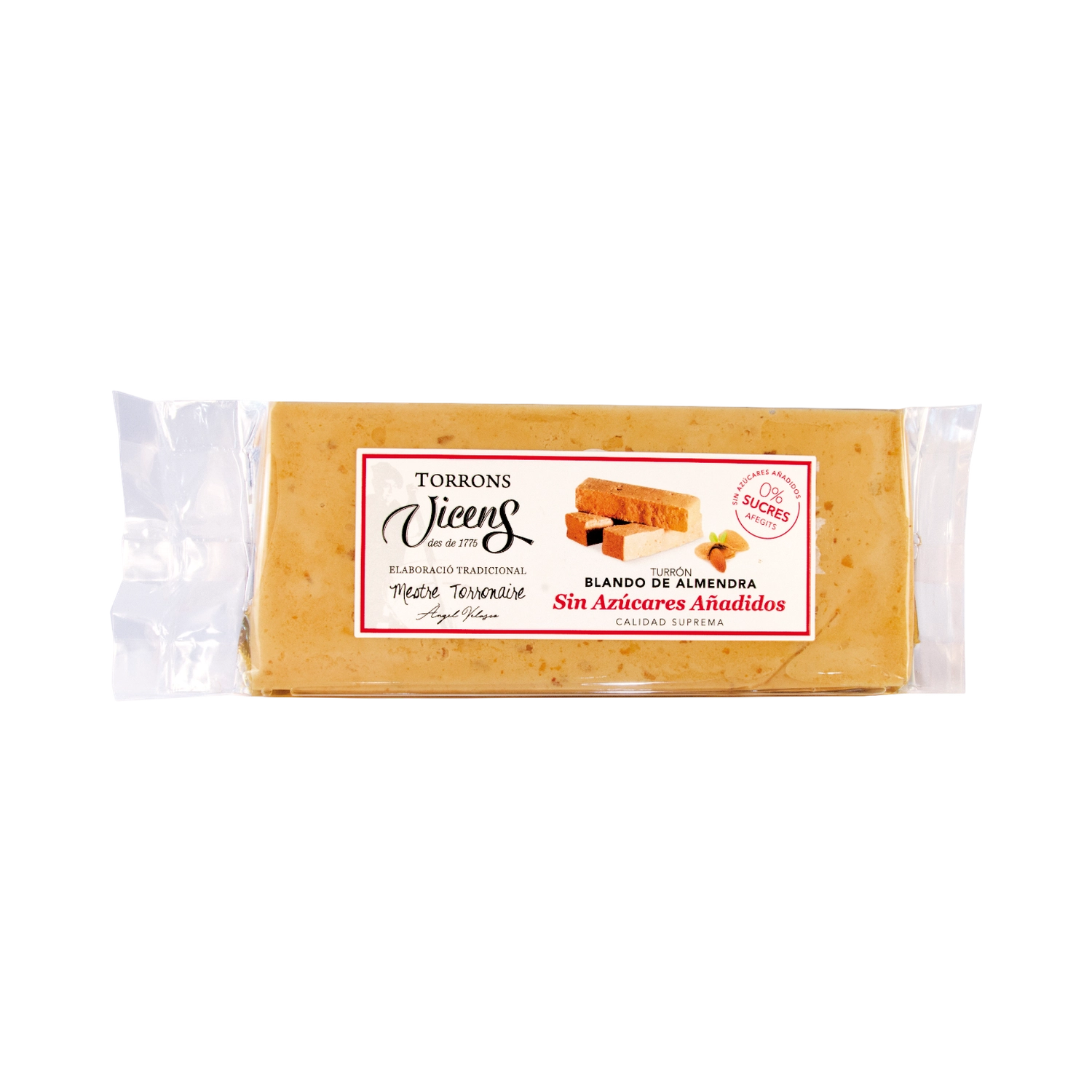 Turrón Blando Almendra con Edulcorante