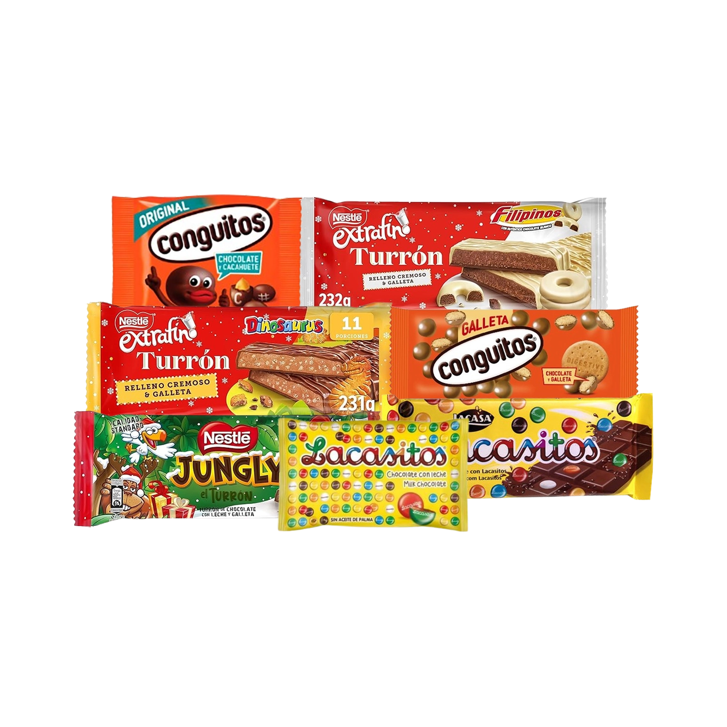 Lote de Navidad con Dulces "Como agua para el choco-lote"