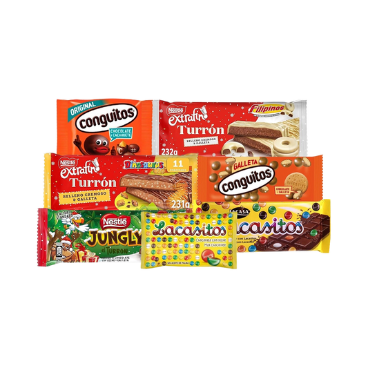 Lote de Navidad con Dulces "Como agua para el choco-lote"