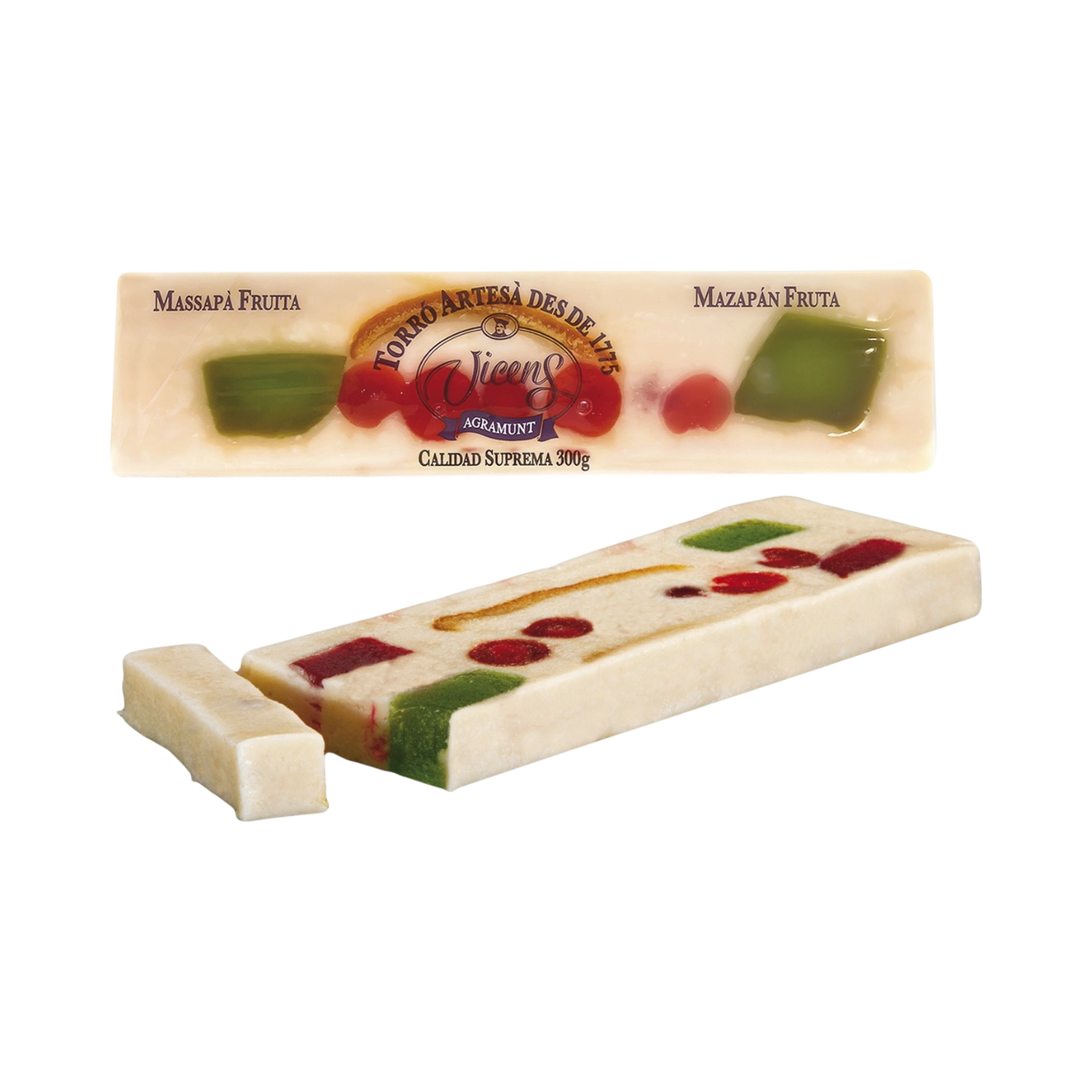 Turrón Mazapán Con Frutas Especial