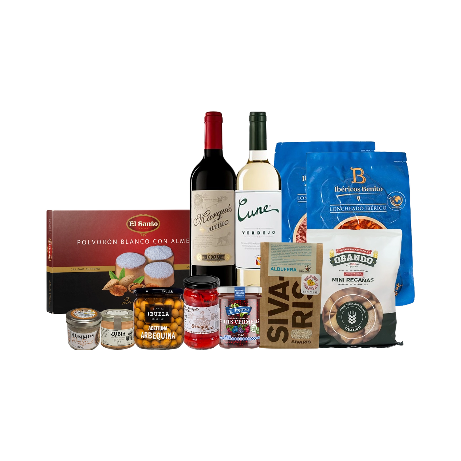 Lote de Navidad con Ibéricos "El viaje de salchicho"