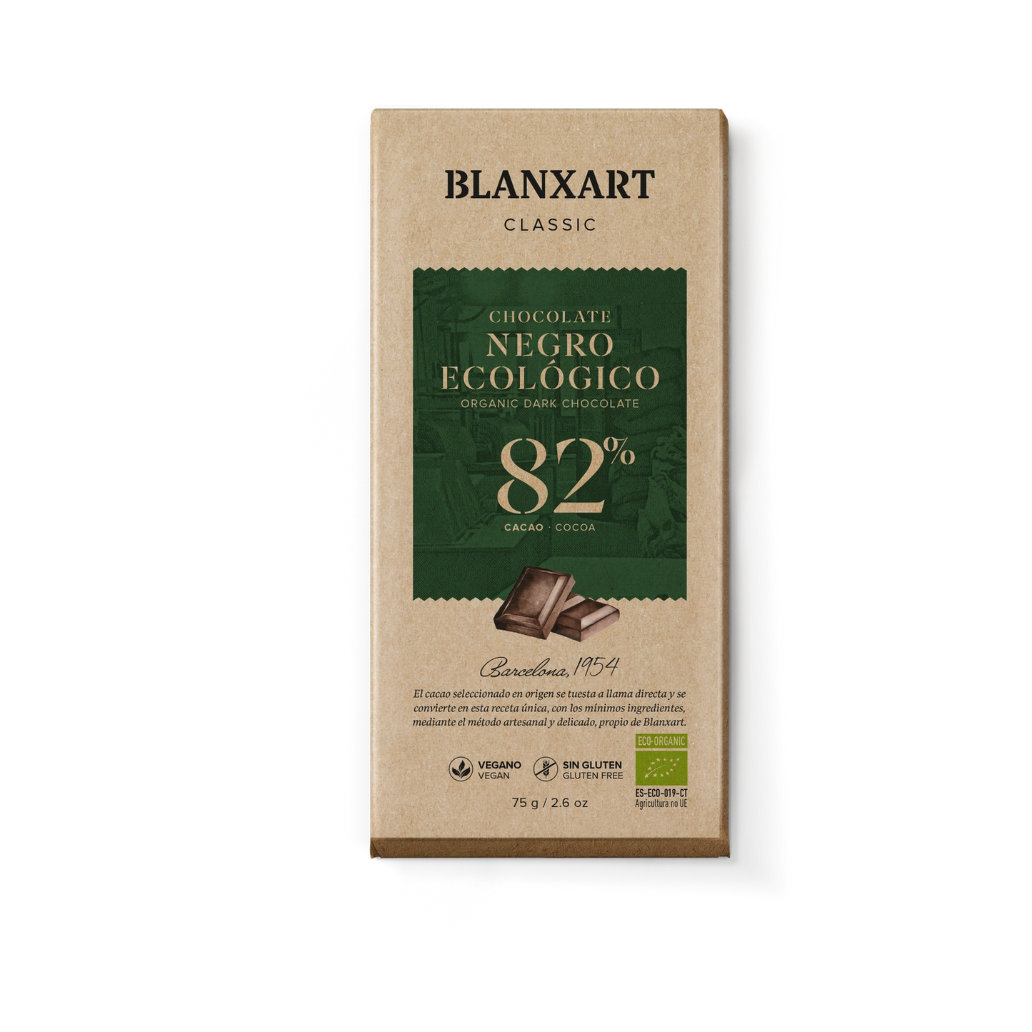 Chocolate 82% Rep Dominicana ECO