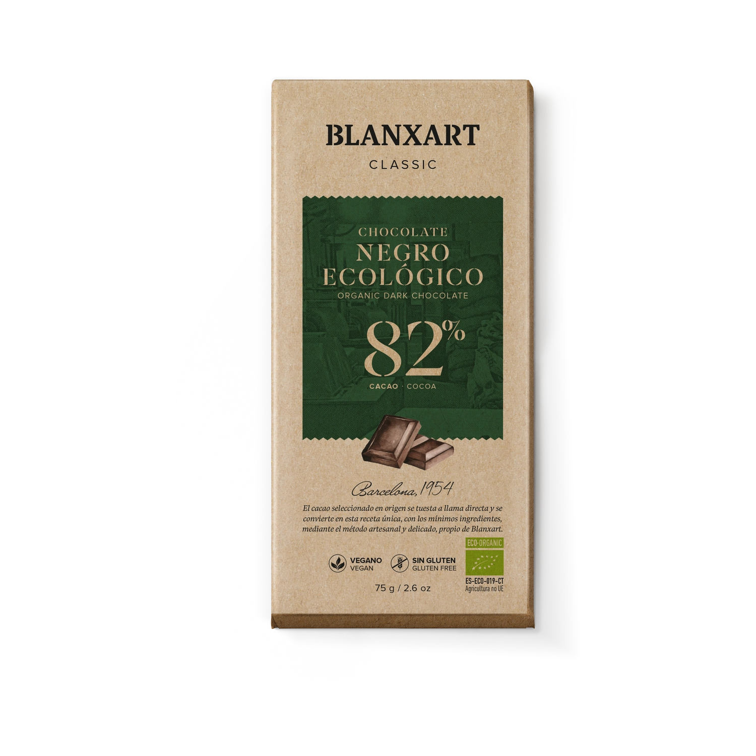 Chocolate 82% Rep Dominicana ECO