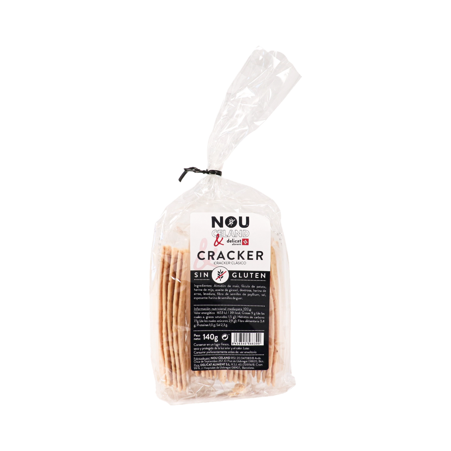 Cracker Clásicos Sin Gluten