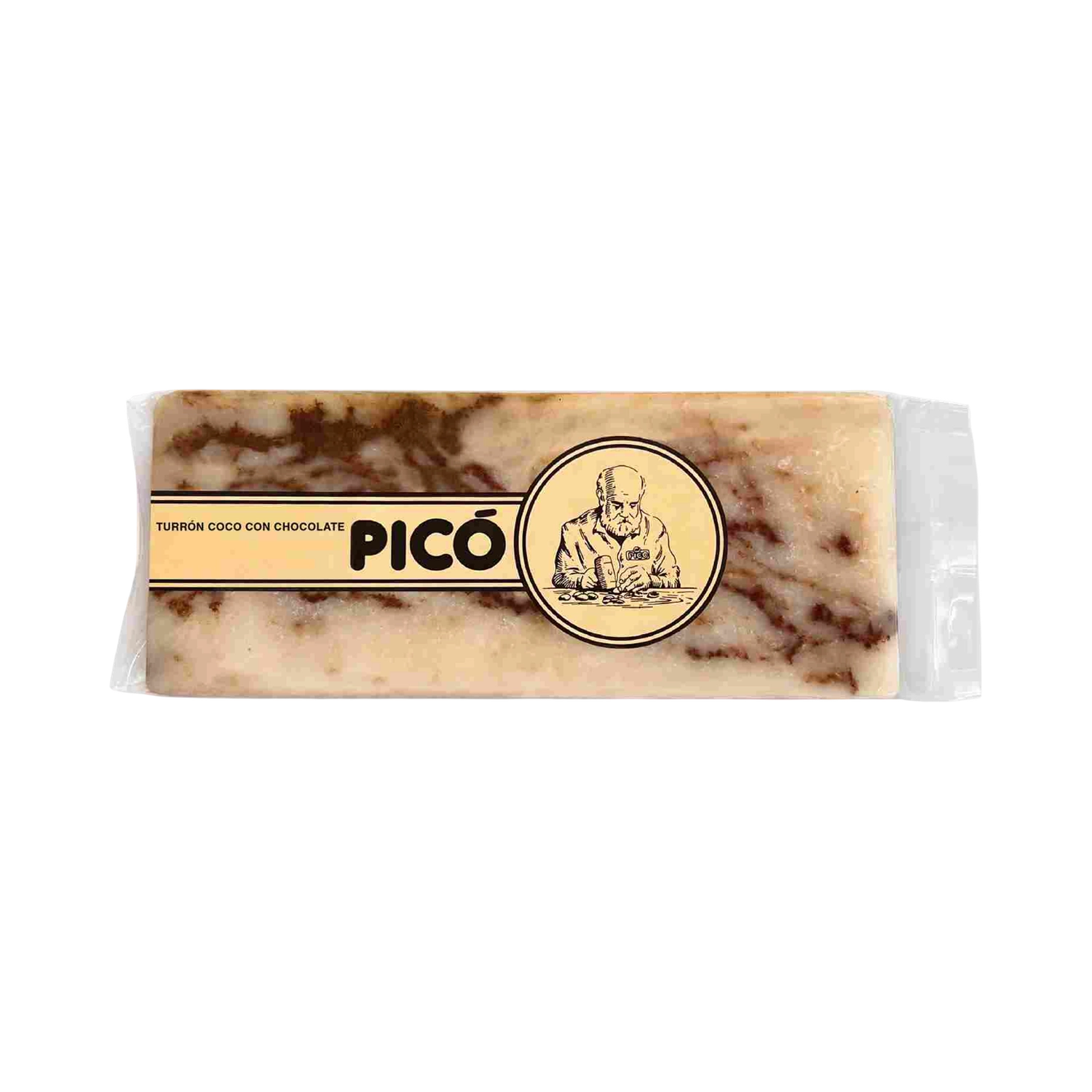 Turron Coco Veteado Con Chocolate "Calidad Suprema Hecho a Mano"