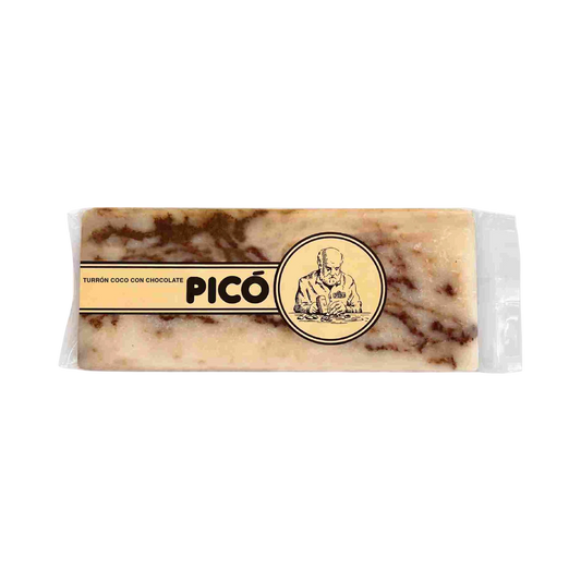 Turron Coco Veteado Con Chocolate "Calidad Suprema Hecho a Mano"