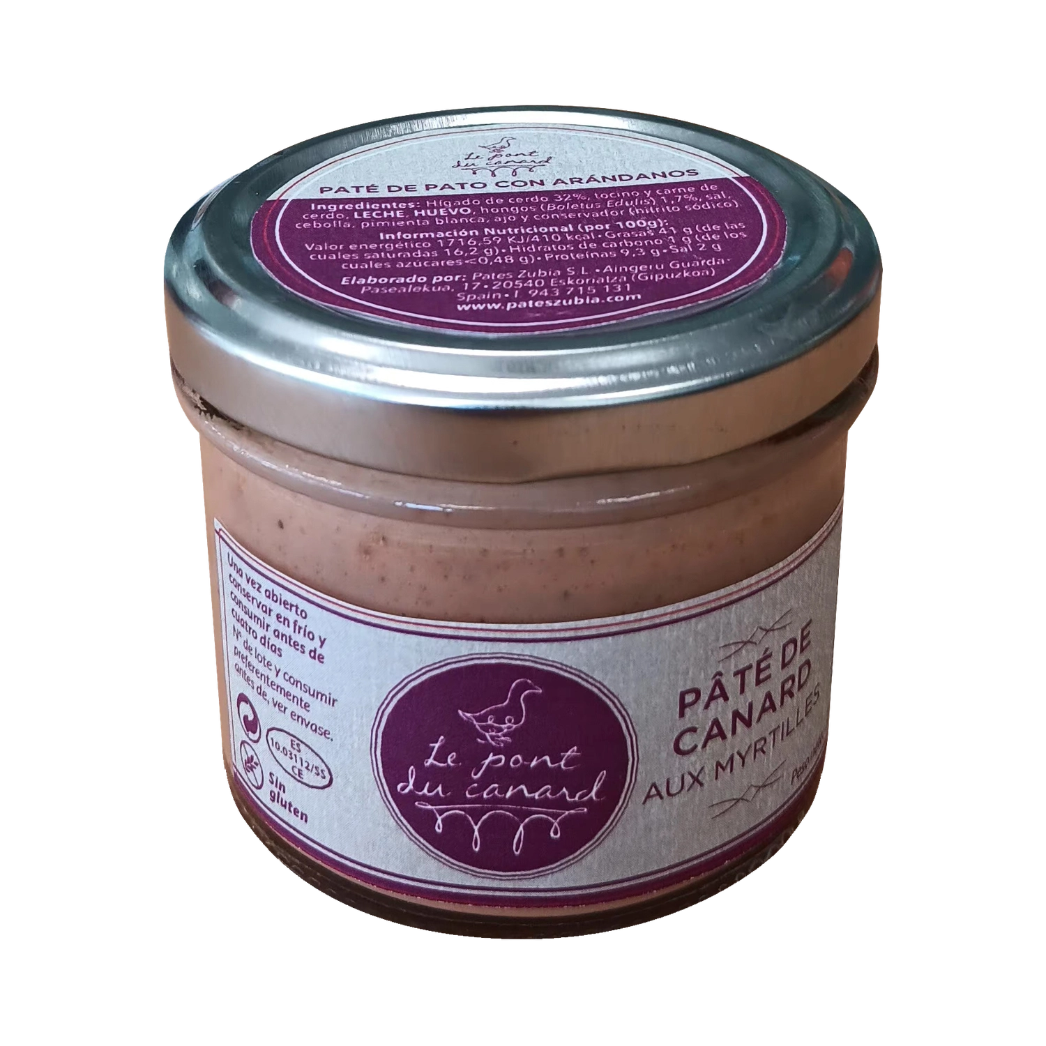Paté de Canard Aux Myrtilles
