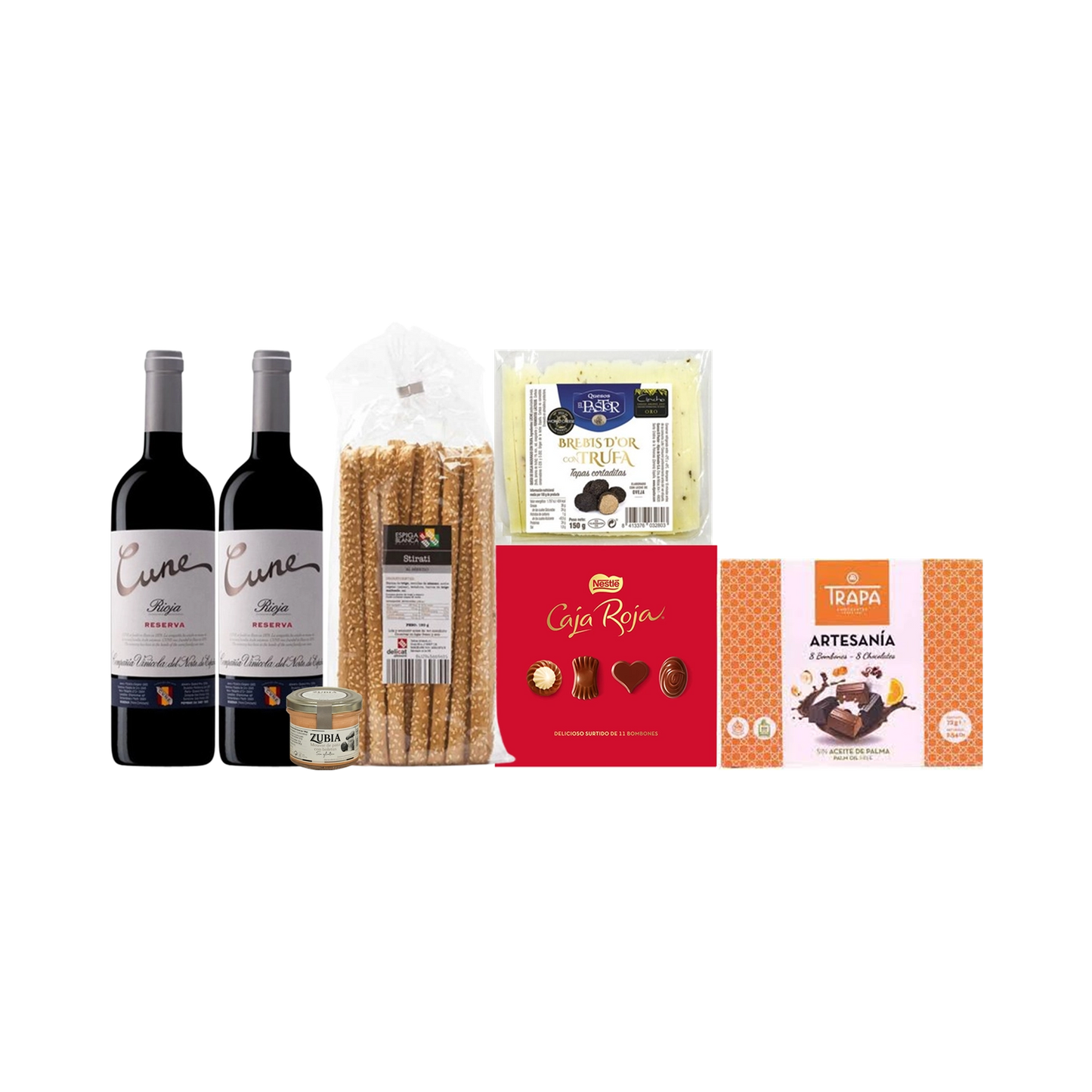 Lote de Navidad con Dulces y Quesos "El sexto surtido"