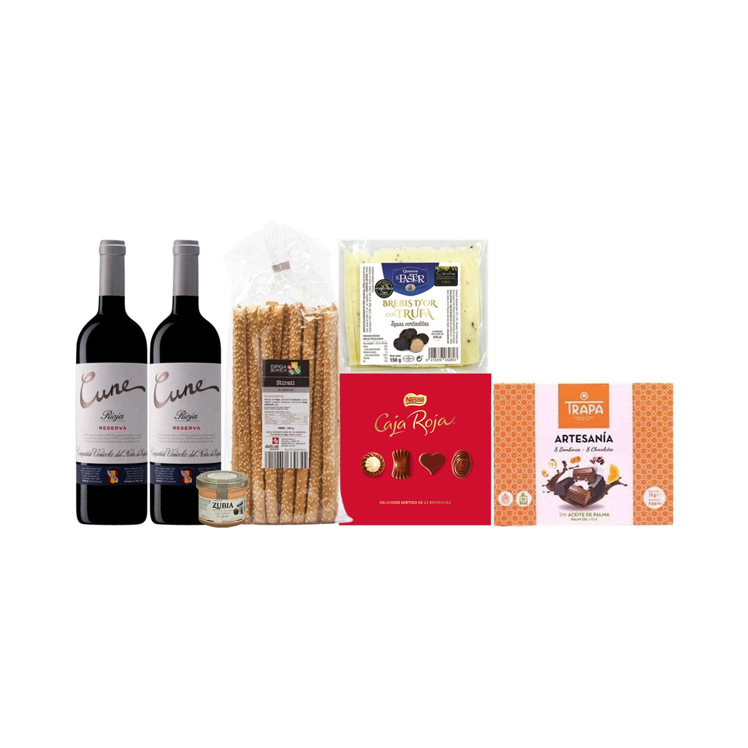 Lote de Navidad con Dulces y Quesos "El sexto surtido"