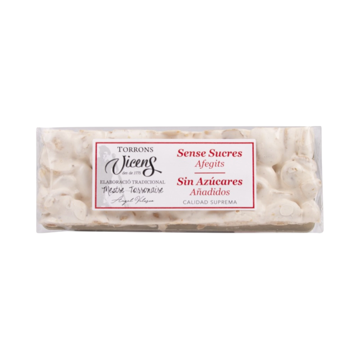 Turrón Duro De Almendra Con Edulcorantes
