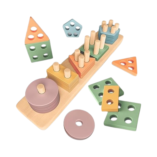 Juego Montessori de Apilamiento