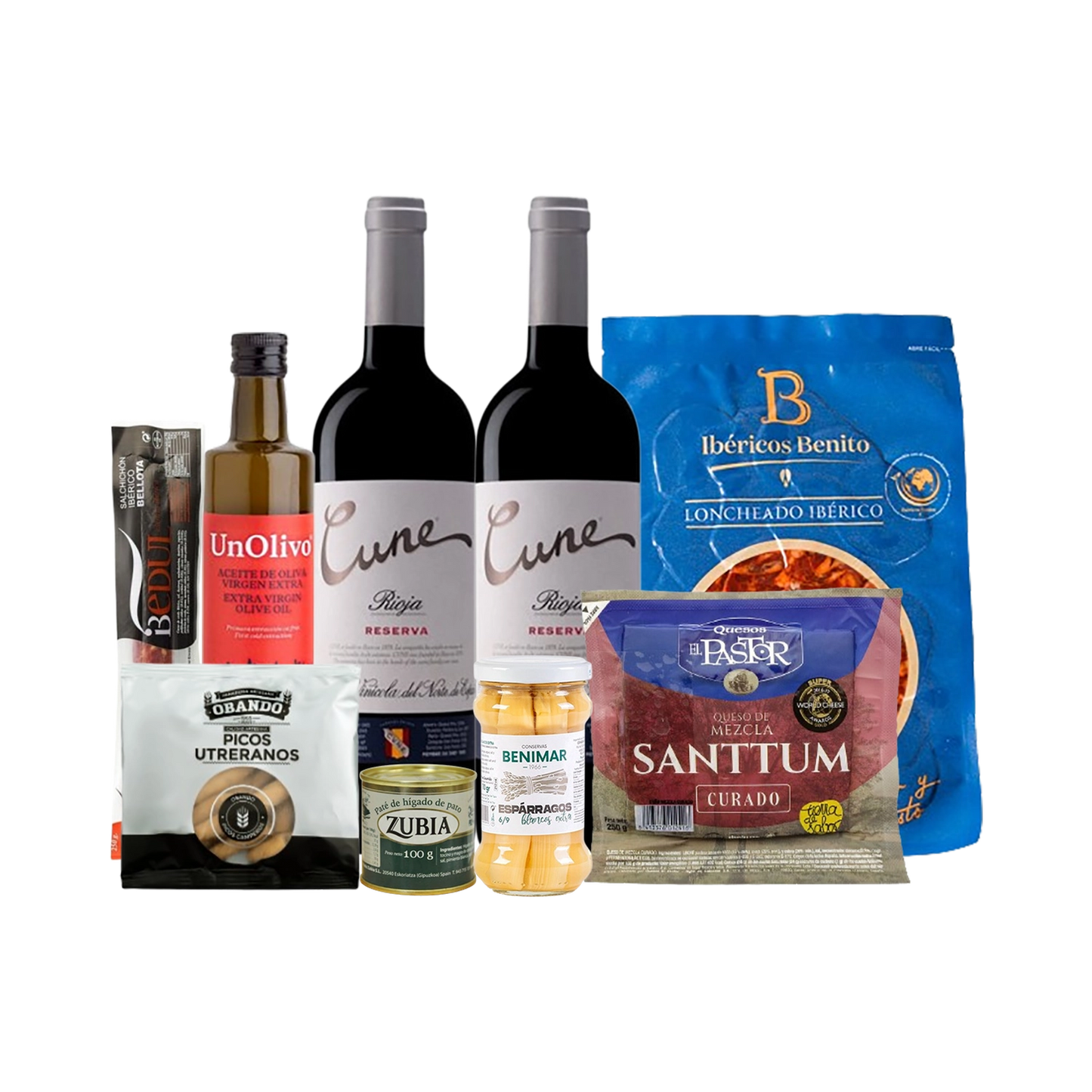 Lote de Navidad con Ibéricos y Quesos "En busca del jamón perdido"
