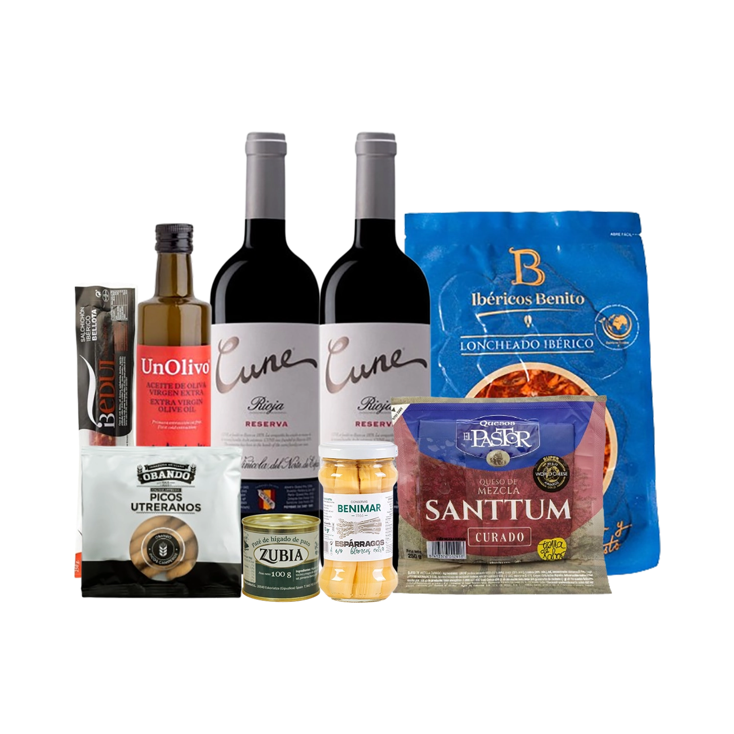 Lote de Navidad con Ibéricos y Quesos "En busca del jamón perdido"