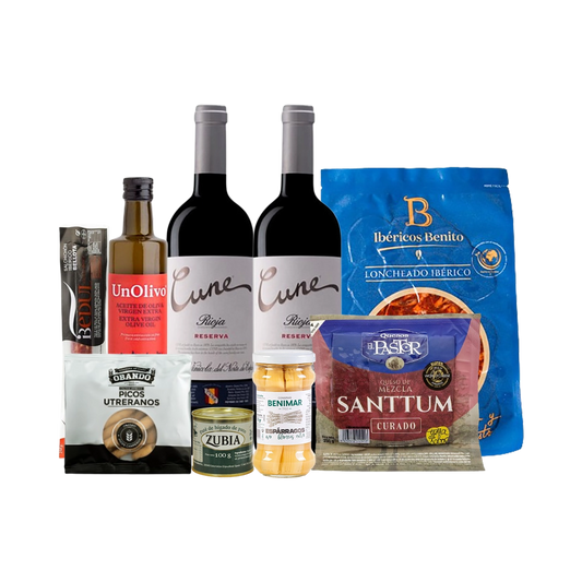 Lote de Navidad con Ibéricos y Quesos "En busca del jamón perdido"