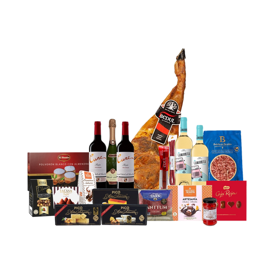 Lote de Navidad con Paleta y Quesos Gourmet "Jamón o victoria"