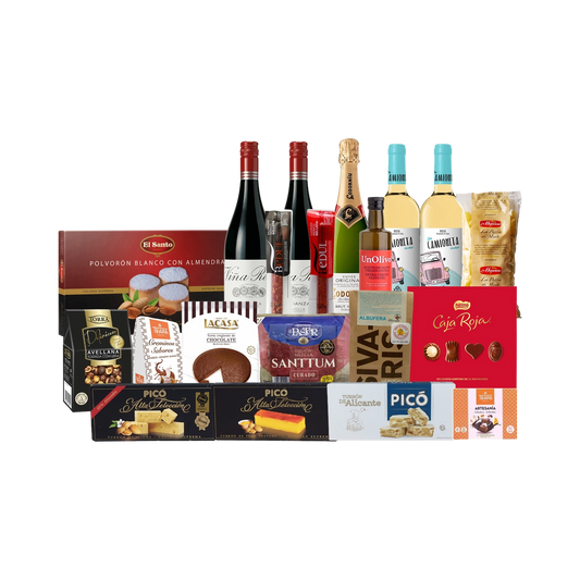 Lote de Navidad con Ibéricos, Quesos y Dulces "La vida es Brut"