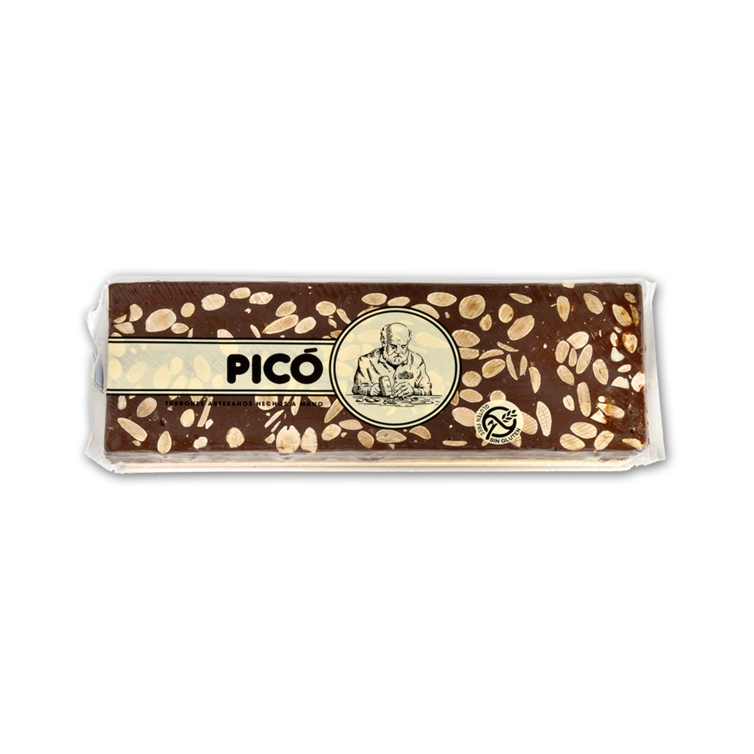 Turrón Choco con Almendra "Calidad Suprema Hecho a Mano"