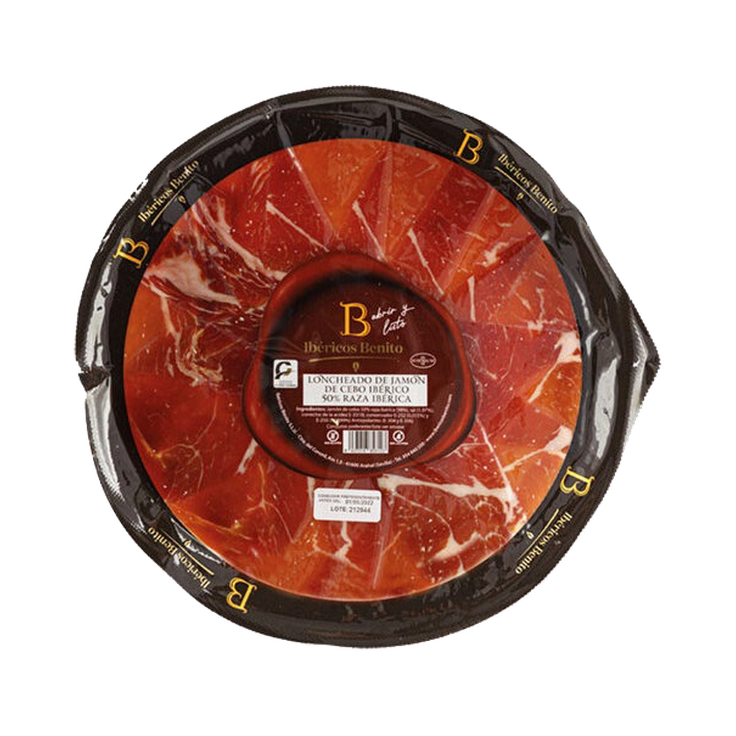 Plato Redondo de Paleta Cebo 50% Ibérico