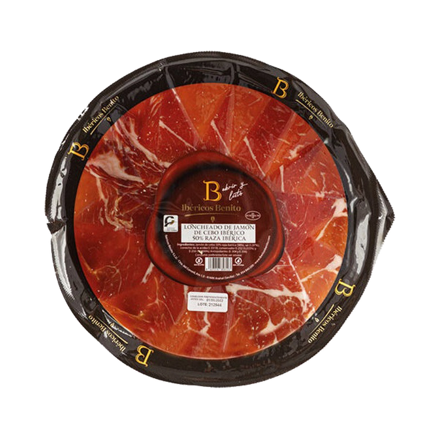 Plato Redondo de Paleta Cebo 50% Ibérico