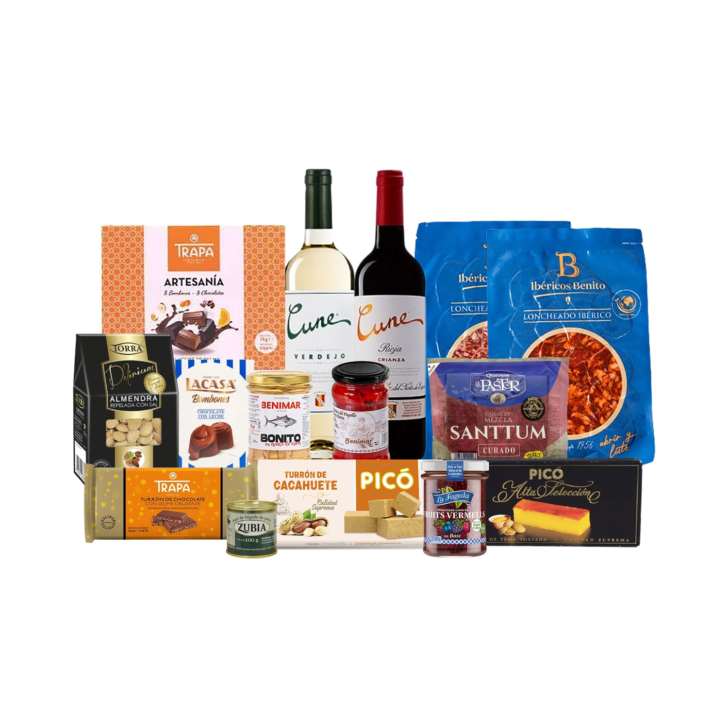 Lote de Navidad con Ibéricos, Dulces y Quesos "Harry Lote y la Piedra Filosofal"